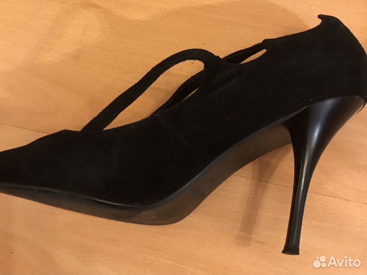 Туфли замшевые