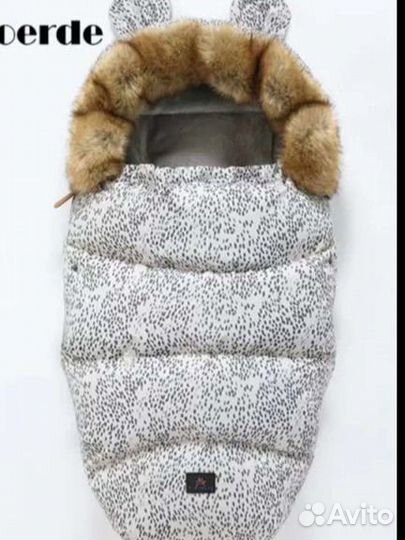 Зимний конверт в коляску