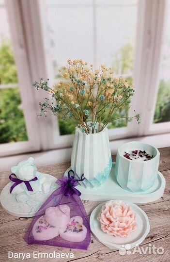 Набор из гипса. Ручная работа