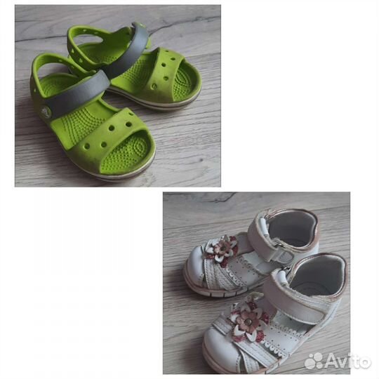 Босоножки сандалии crocs для девочки р20