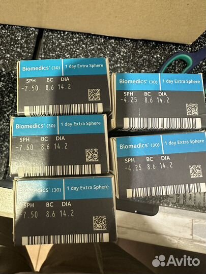 Однодневные линзы Biomedics 1 day Extra