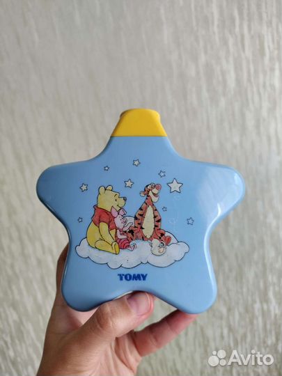 Ночник проектор Винни-Пух с колыбельной