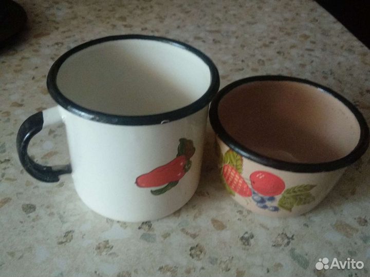 Эмалированная кружка СССР