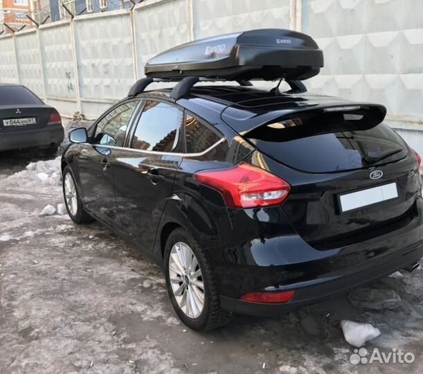 Автобокс на крышу Inno New Shadow 14, черный 400л