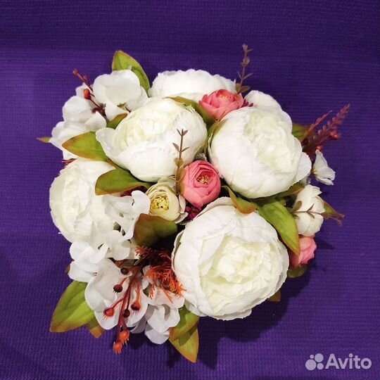 Букеты из искусственных цветов для декора