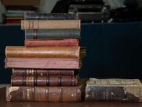 Антикварные старинные книги 19 века, французский