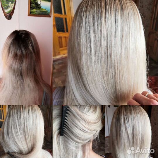 Стрижки, мелирование