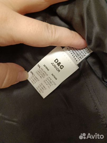 Пиджак D&G детский на 4-5 лет