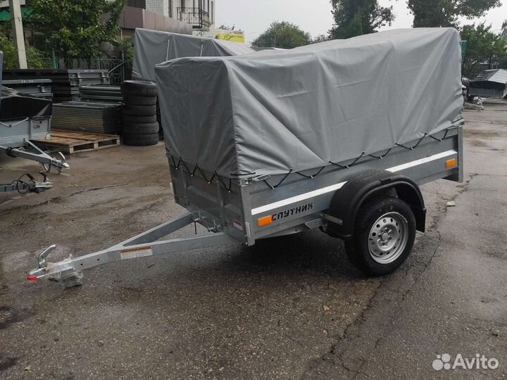 Прицеп Спутник Zn 1912/37 тент 700 мм
