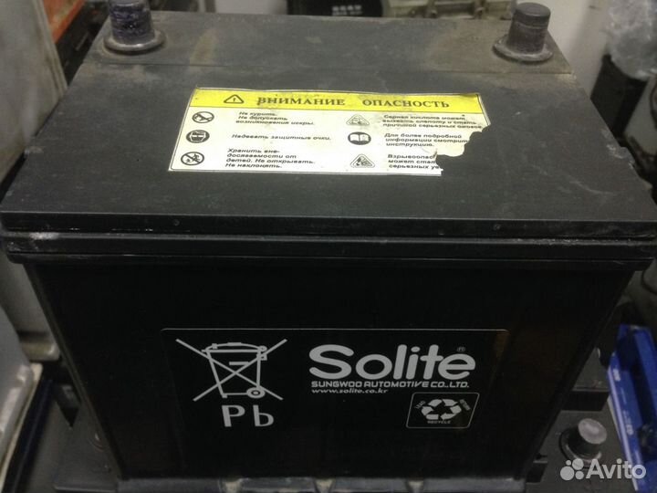60Ач Аккумулятор Б/у Solite
