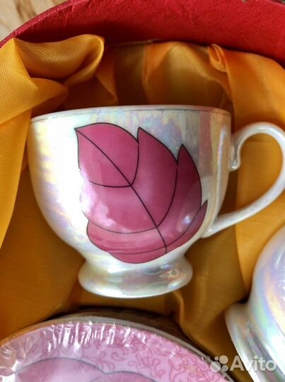 Набор для кофе -сервиз на 6 персон, обьем чашек 75