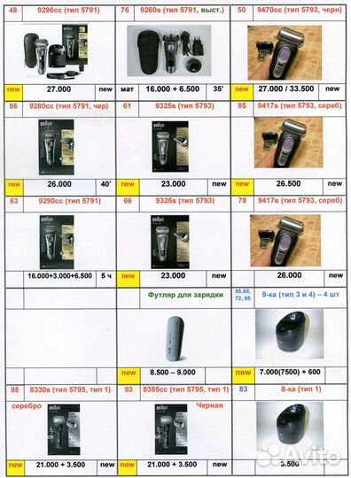 Электробритва Braun Series 5 5145s тип 5769, тип 2