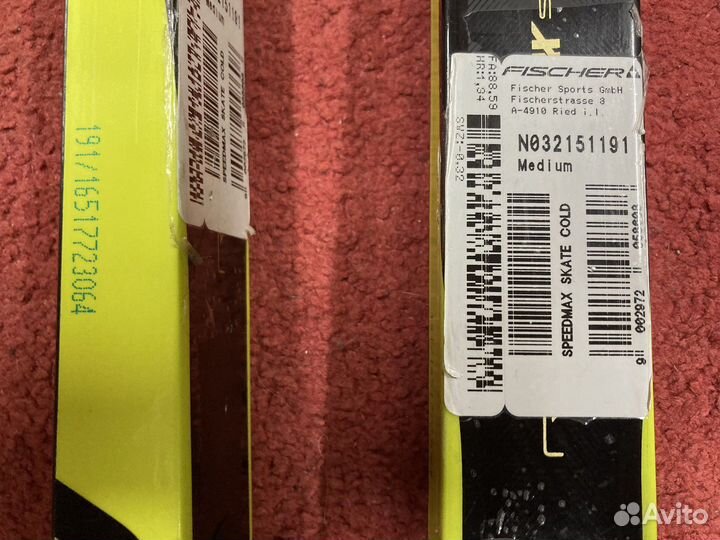 Лыжи беговые fisher speedmax skate 191