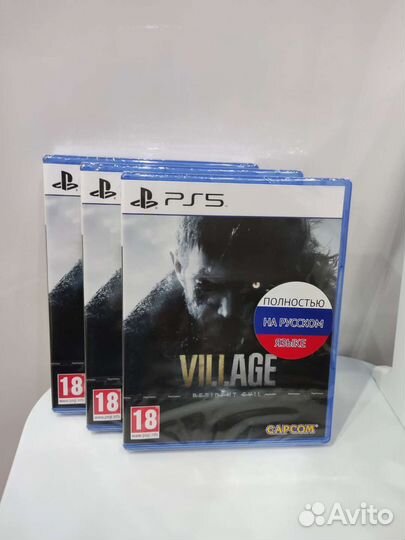 Игра для PS 5 Resident Evil Village. Диск новый