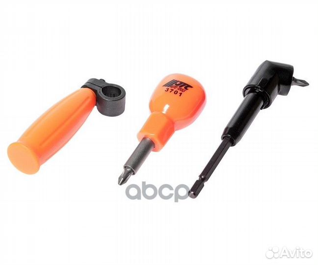 Отвертка с угловым переходником 90С (в комплект