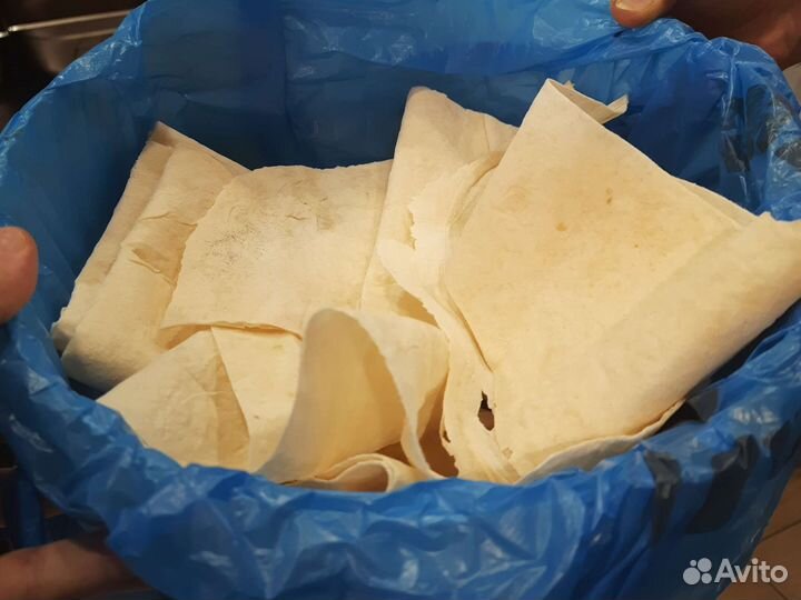 Армянский лаваш (обрезки) корм животным