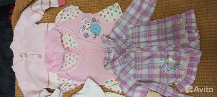 Вещи и обувь для девочки р. 80-86