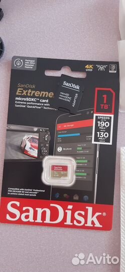 Карта памяти SanDisk Extreme microsdxc 1TB