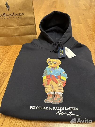 Худи Polo ralph lauren bear оригинал