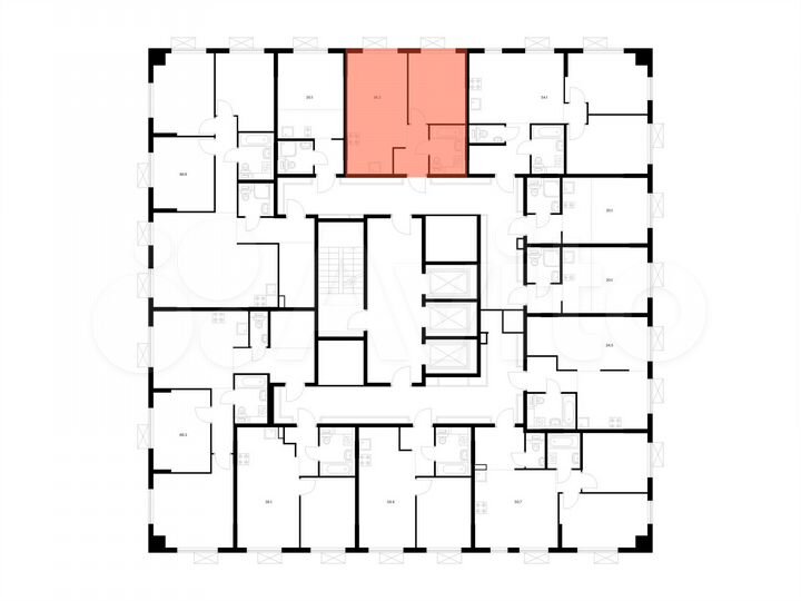 1-к. квартира, 36,2 м², 23/24 эт.