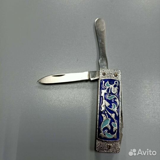 Нож эмаль СССР складной