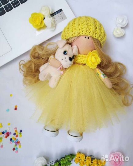 Интерьерная кукла ручной работы