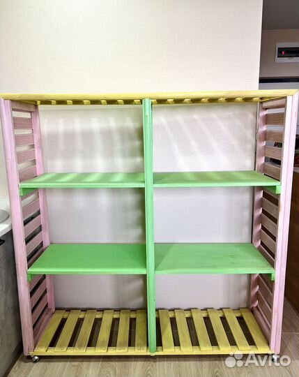 Полка деревянная