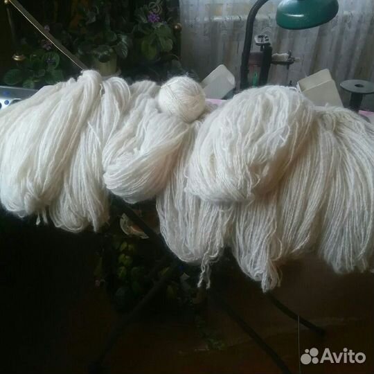 Прядение собачей шерсти