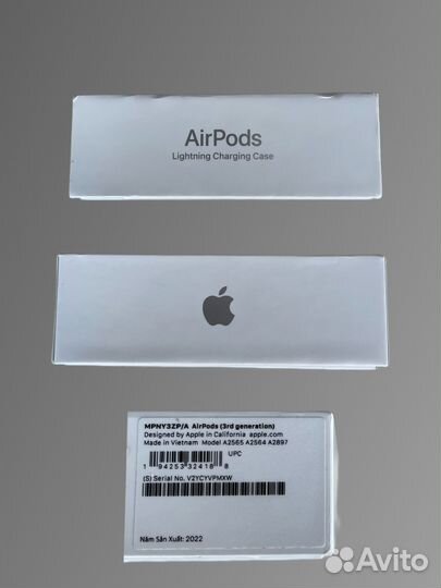 Беспроводные наушники apple airpods 3