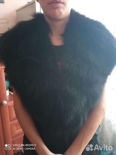 Меховой воротник писец