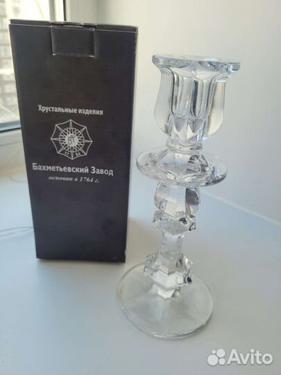 Подсвечник хрустальный никольский хз