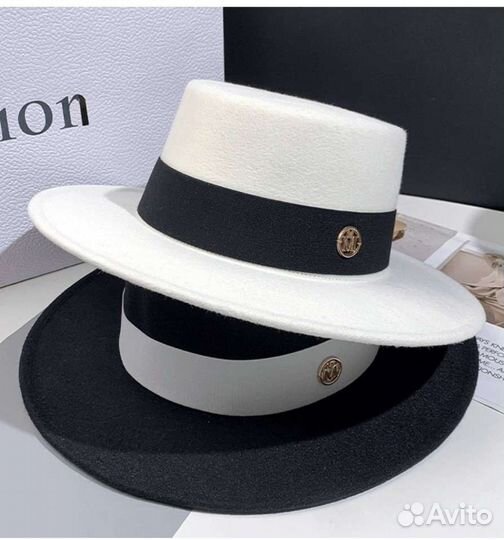 Стильная шляпа фетровая унисекс новая чёрная
