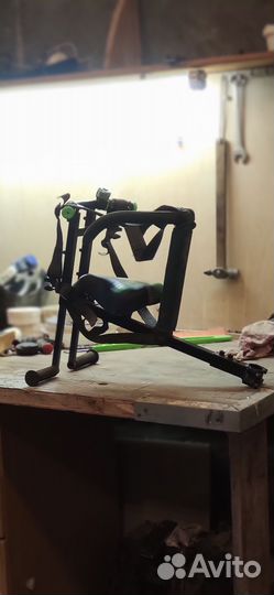 Детское велокресло переднее на раму на подседел