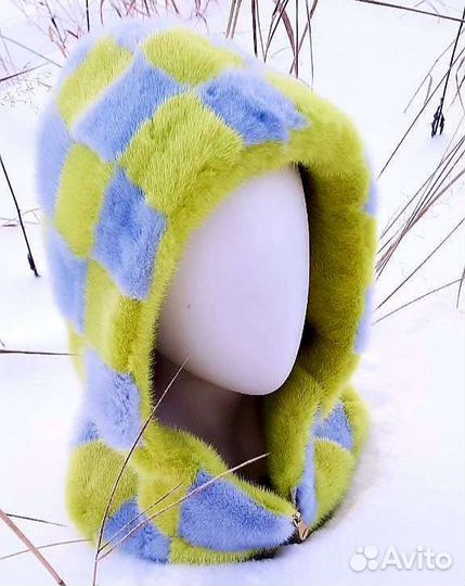 Капор капюшон из норки