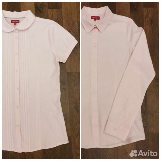 Блузки школьные розовые Chessford, 158 рост