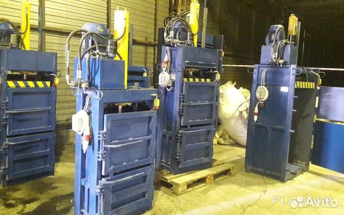 Пресс для макулатуры, пластика, пэт, картона