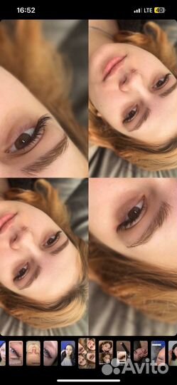 Наращивание ресниц, брови, ламинирование