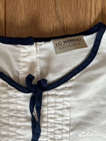 Рубашка белая для девочки