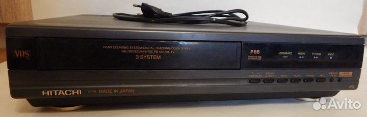 Видеомагнитофон hitachi vt-p88