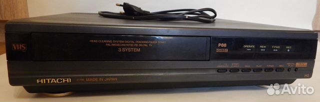 Видеомагнитофон hitachi vt-p88