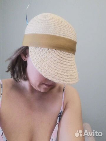 Кепка шляпа соломенная
