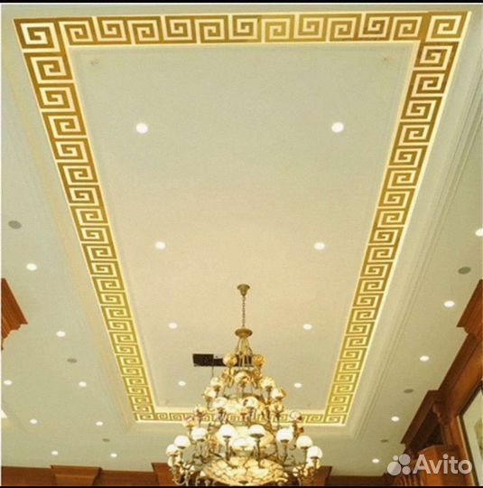 Акриловые наклейки на стены меандр