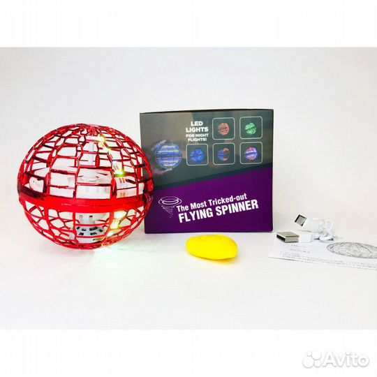Spin Ball - Летающий шар спинер с подсветкой