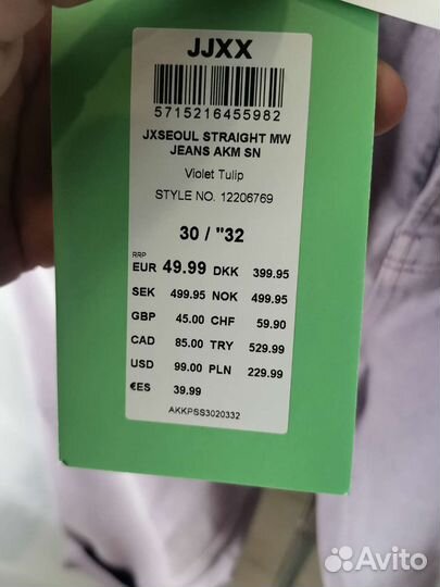 Джинсы женские новые. jjxx