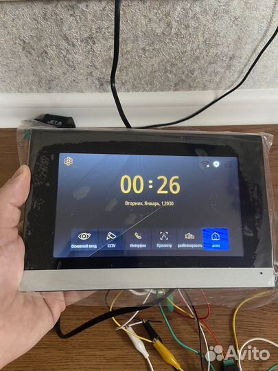 Wi-fi Видеодомофон + купольная камера