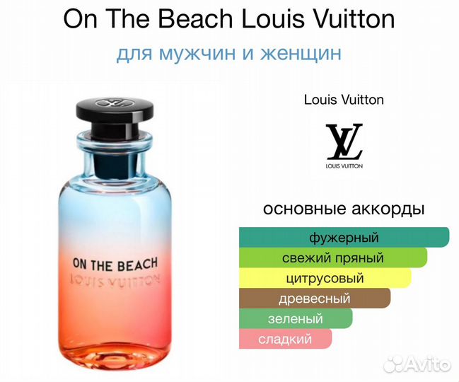 Louis vuitton ON THE beach 100 ml Оригинал