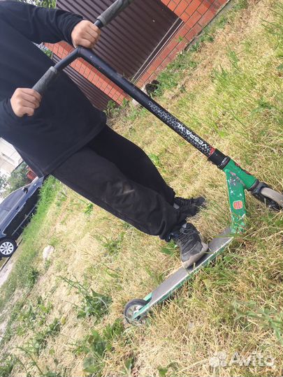 Трековый самокат кастомный хороший не гнутый