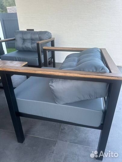 Терассная уличная мебель в стиле лофт