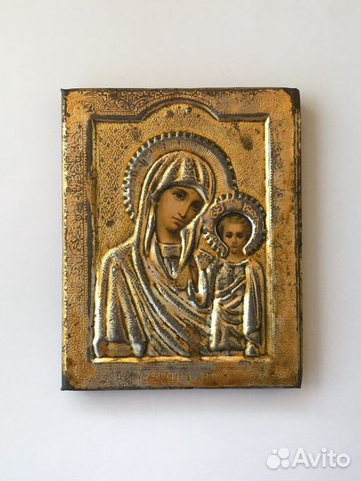 Икона Казанская Божия Матерь. До 1917 г