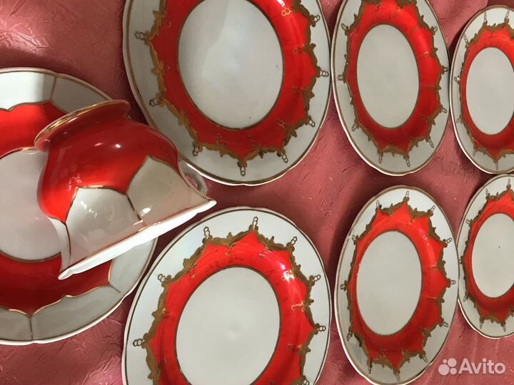 Чайная пара фарфор СССР